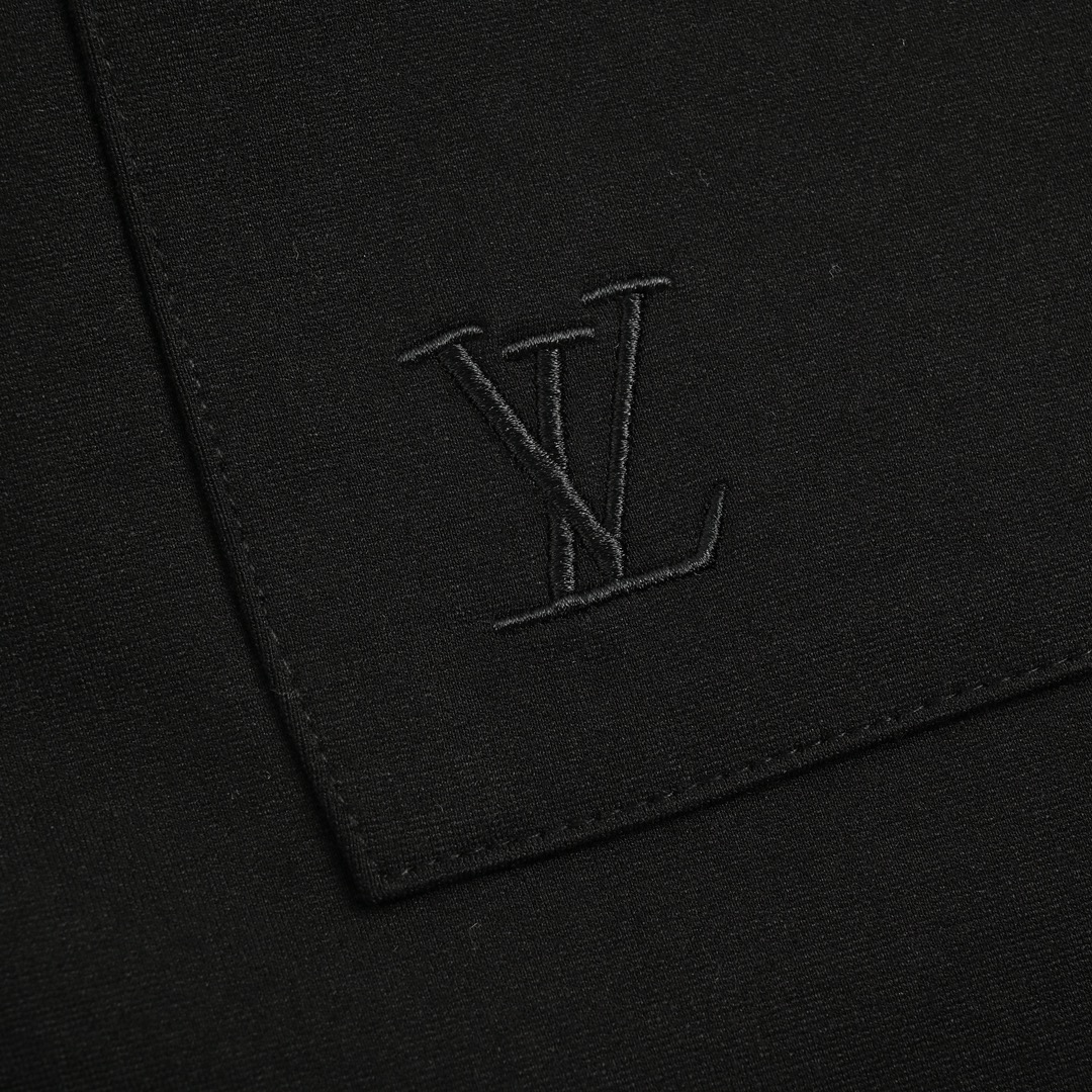 Louis Vuitton catwalk trousers with embroidered logo