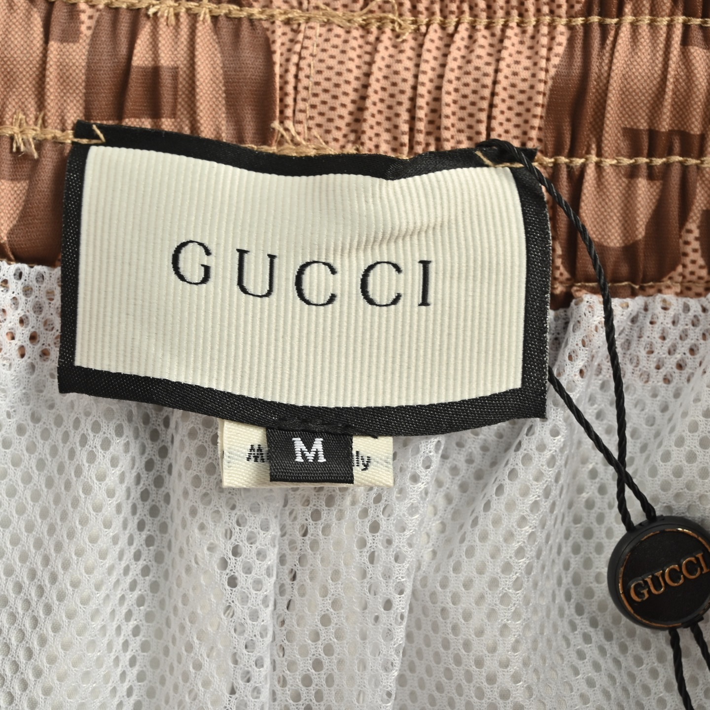 Gucci 25ss all-over monogram beach shorts