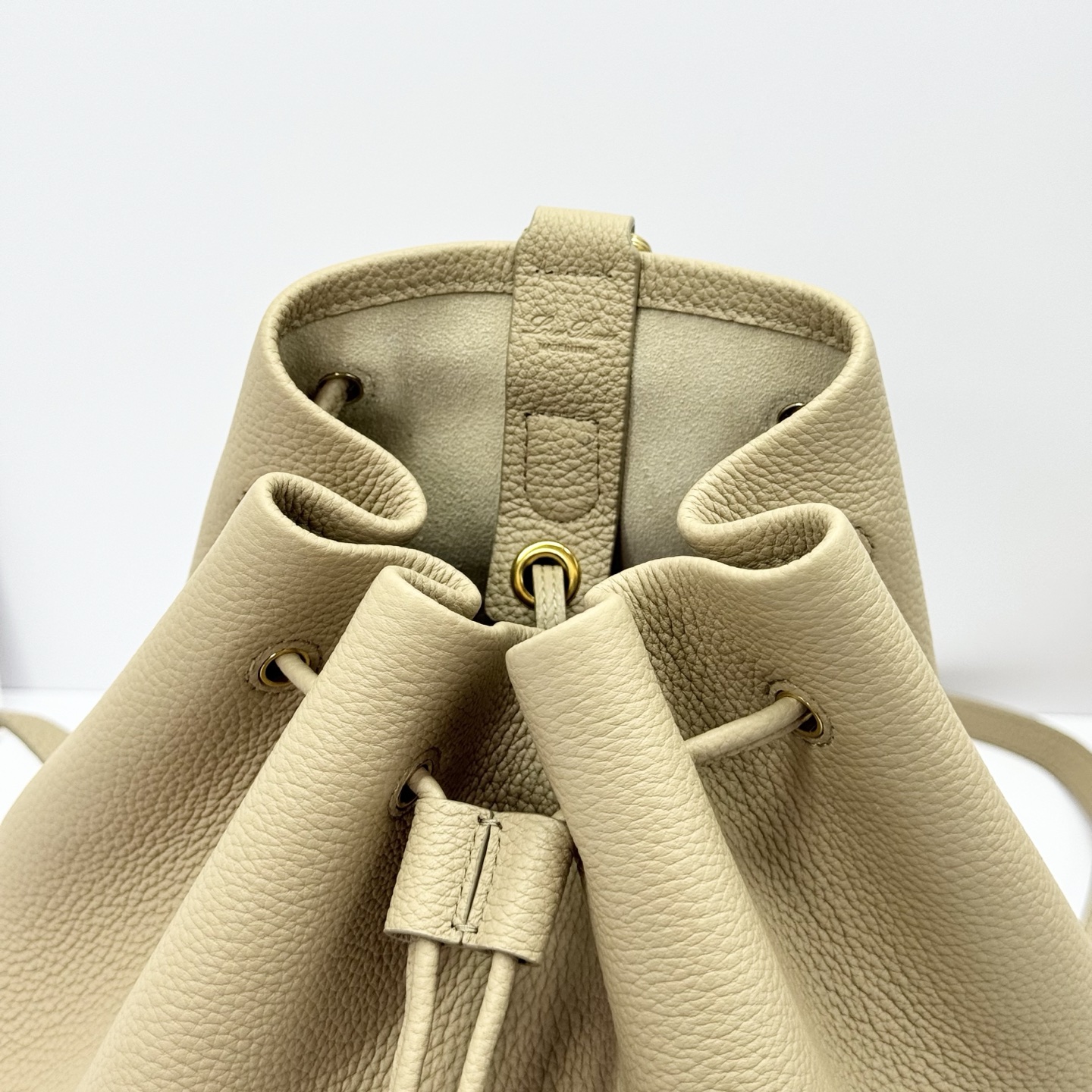 Loro Piana Extra Drawstring Backpack FAP4322