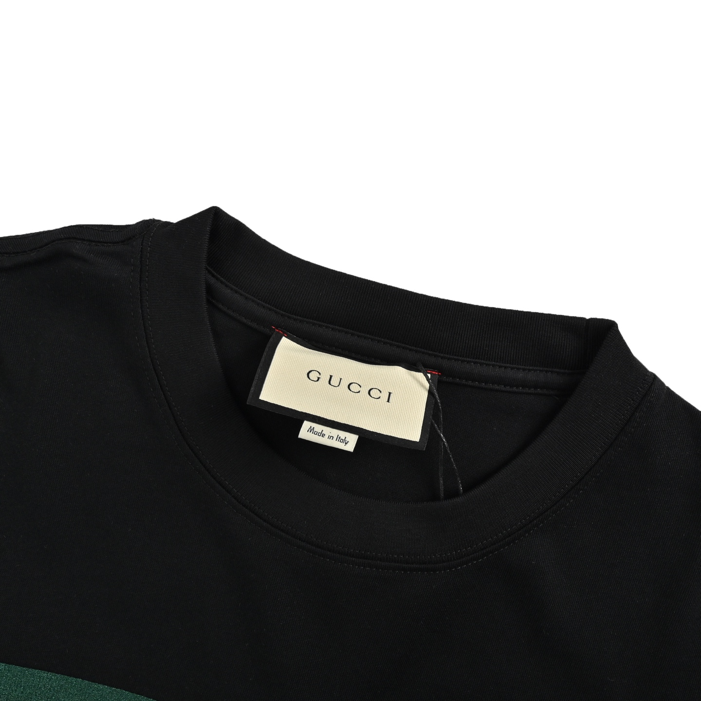 Gucci belt logo embroidered short sleeves