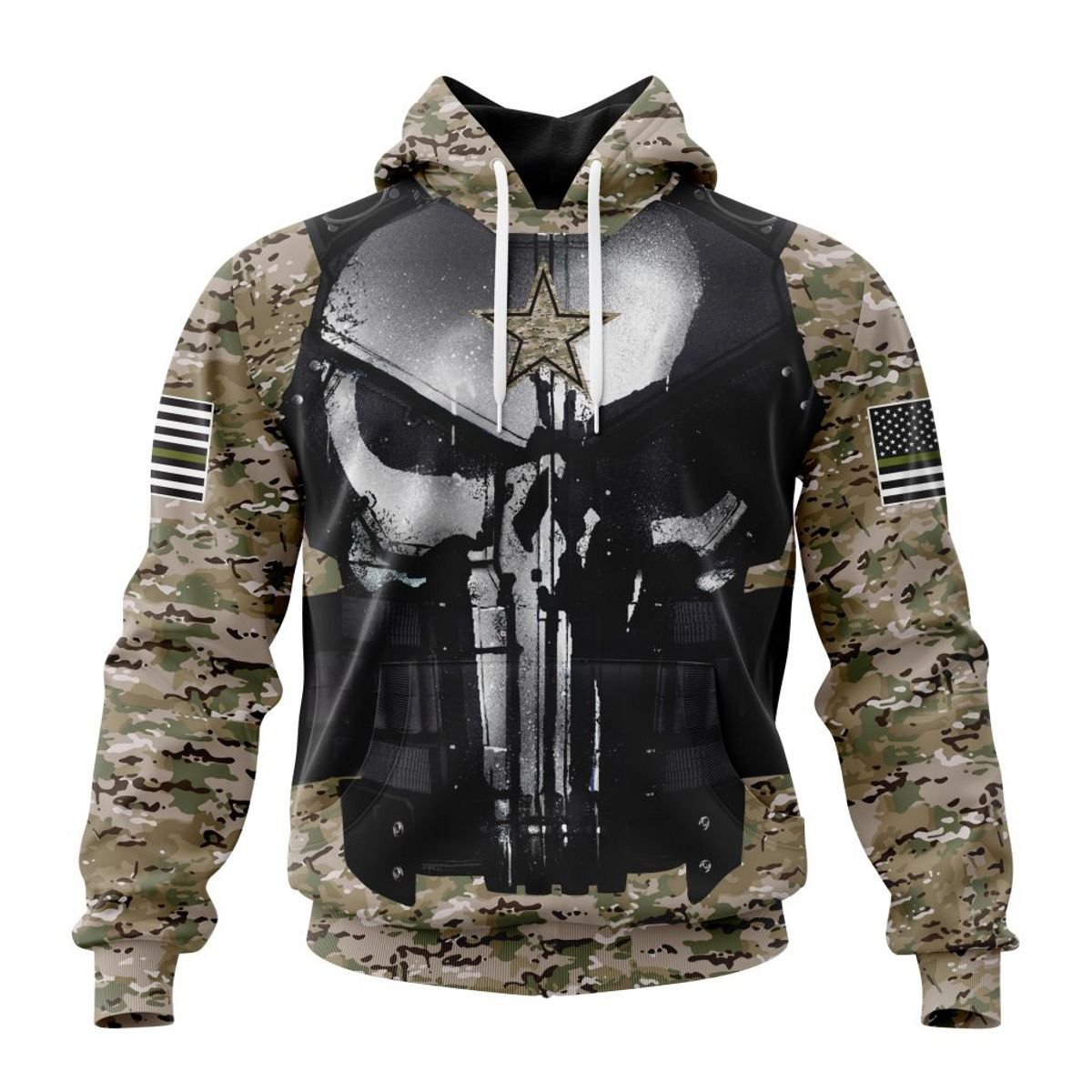 DALLAS COWBOYS 3D HOODIE SPECIAL VETERAN KITS