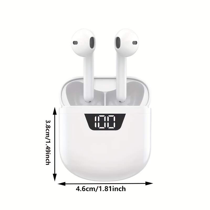 2025 New Model with Digital Display TWS In-Ear Stereo Wireless Earbuds Sports Long Life Headset Gaming Earbuds Suitable for Everyone
