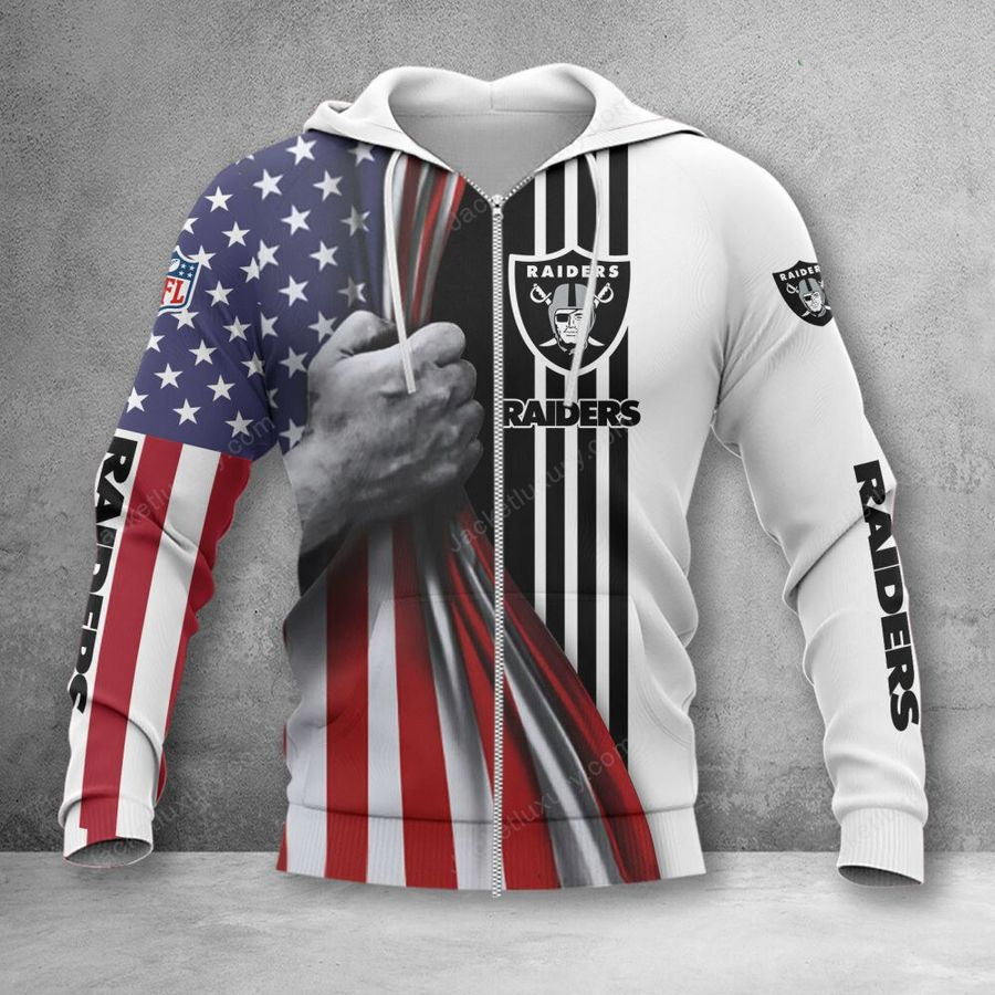 LAS VEGAS RAIDERS 3D HOODIE SKULL0804