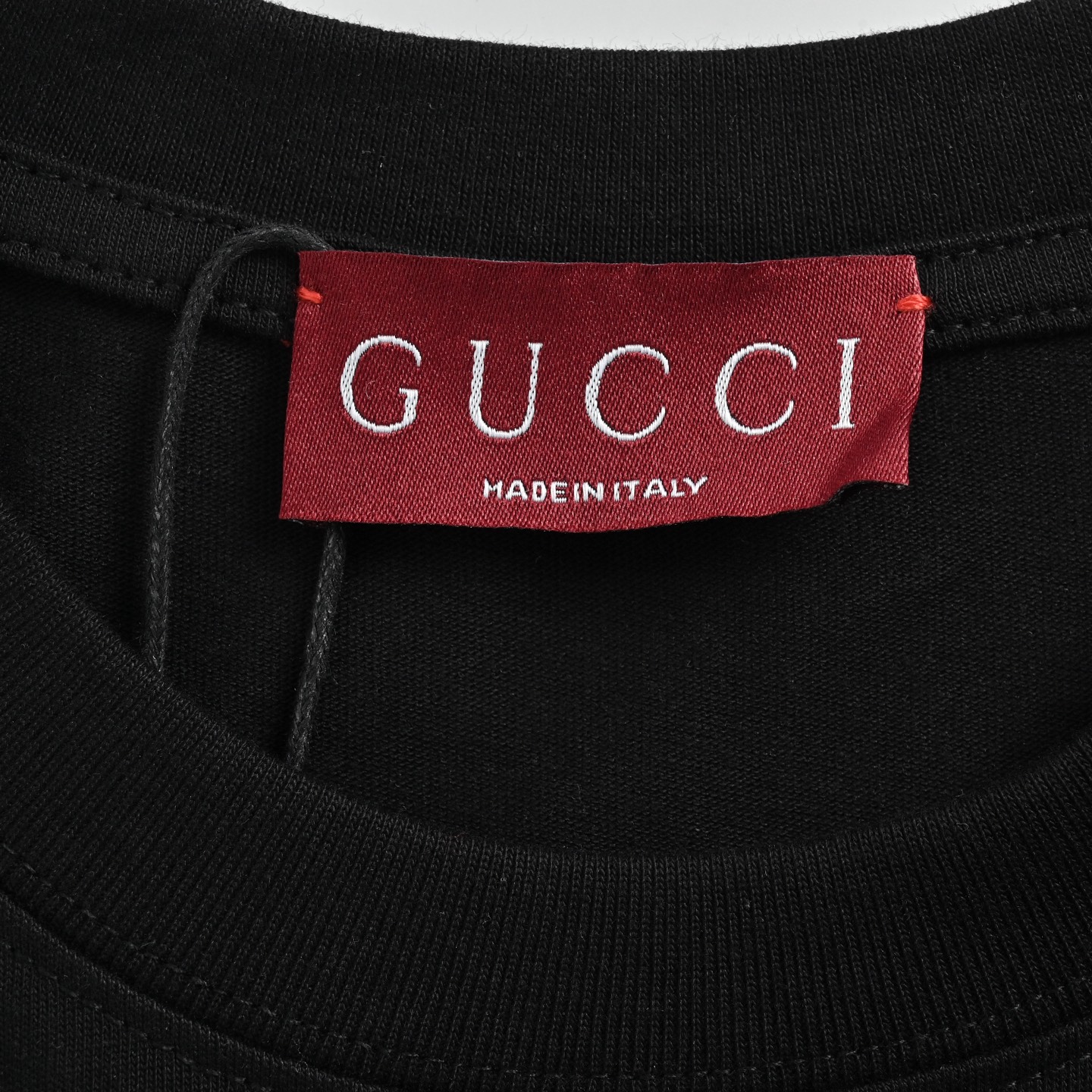 Gucci 25ss hot diamond lettering logo short sleeve