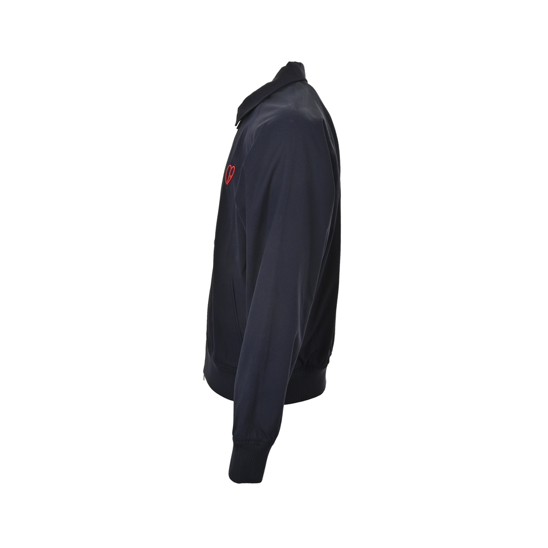 Dior 24Fw heart embroidered cropped jacket