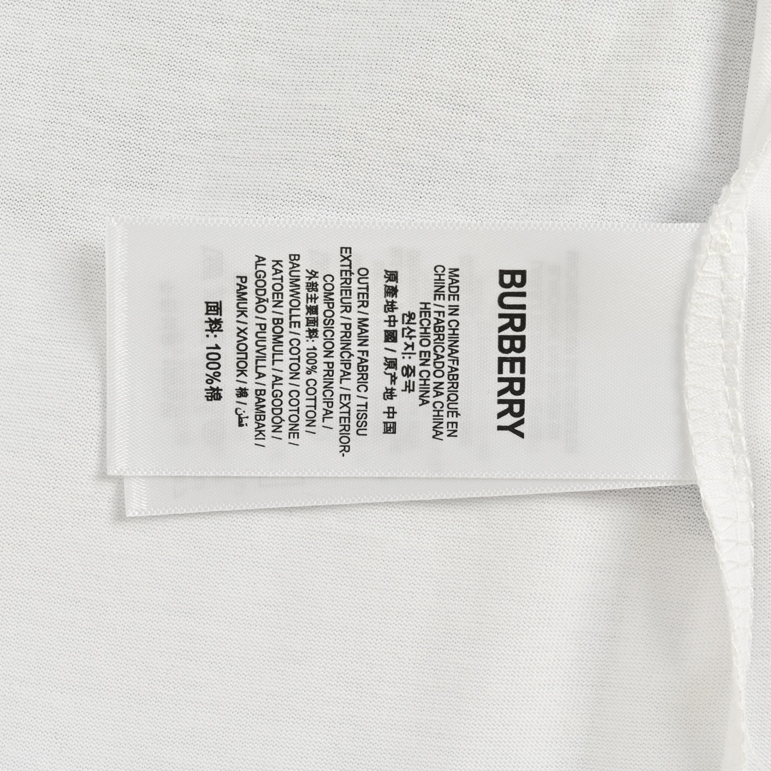 Burberry 24ss rose print short sleeve