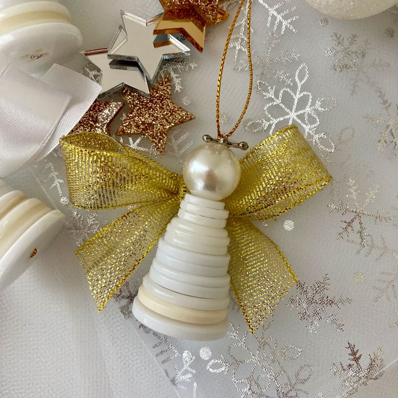 ANGEL Button Tree Decoration Craft Kits