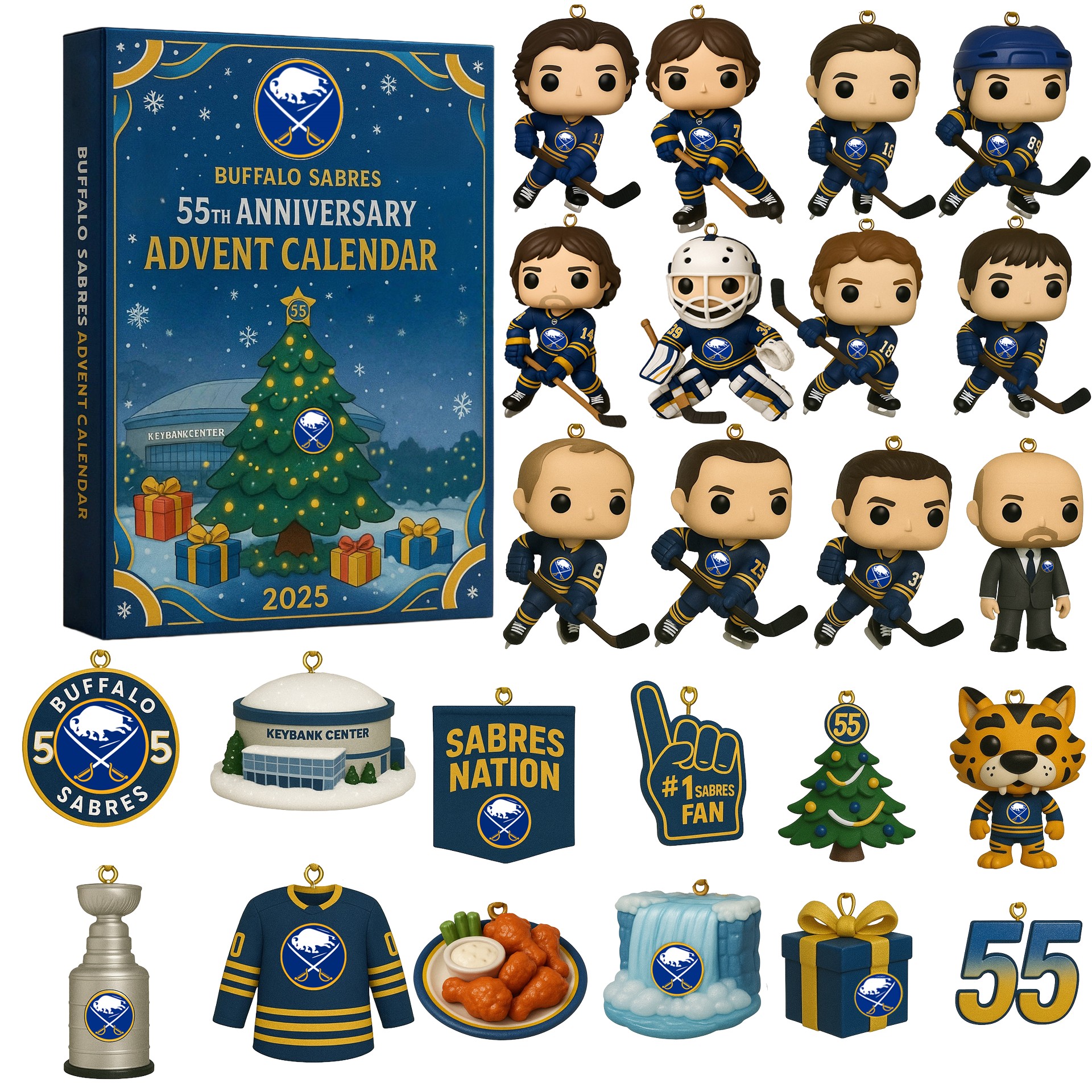 Buffalo Sabres 55th Anniversary Advent Calendar 2025