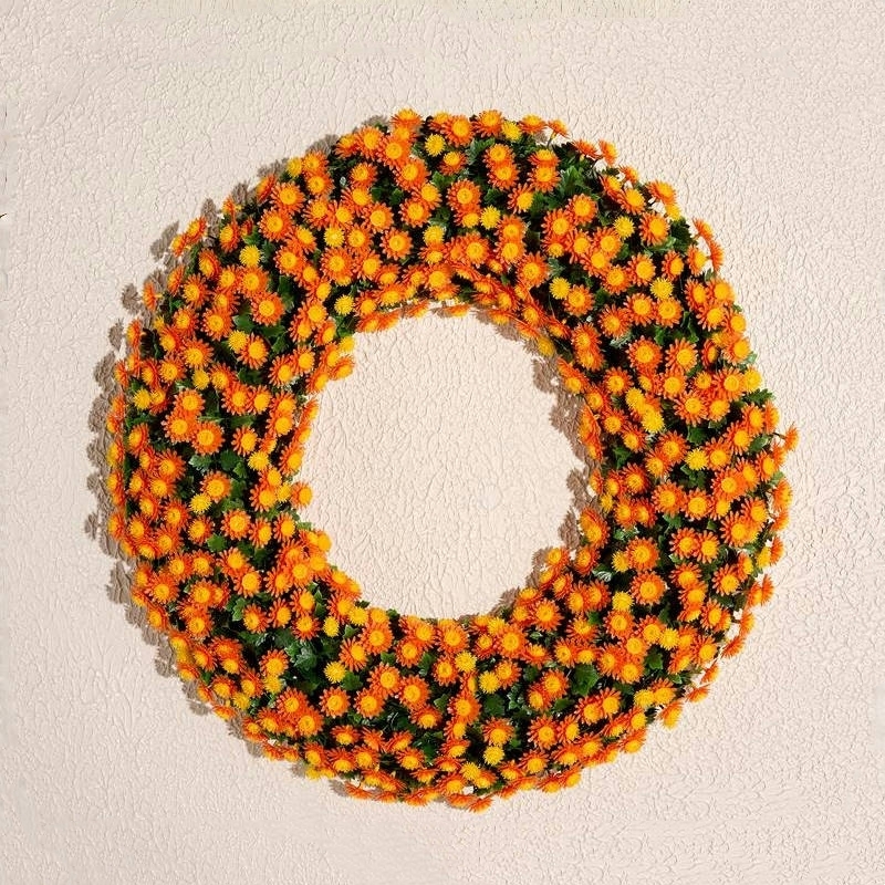 🏆Flash Sale⚡Artificial Faux Mum Wreath 22