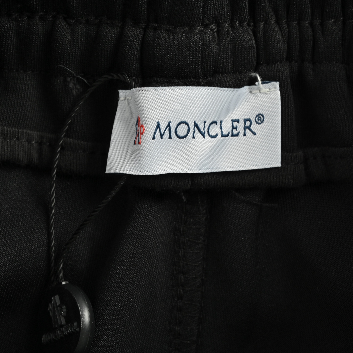 Moncler 25ss logo embroidered webbing panel shorts