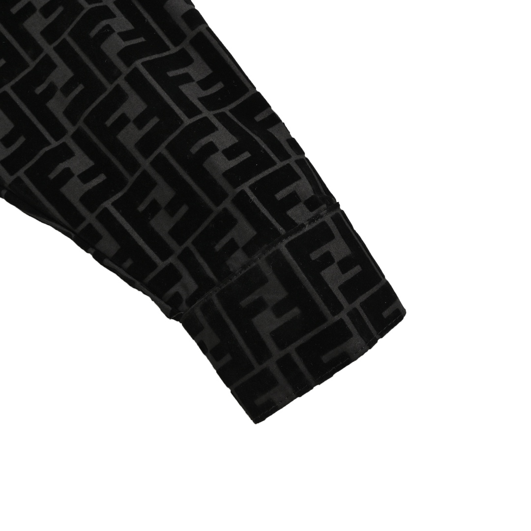 Fendi 24Fw FF flocked all-over print shirt