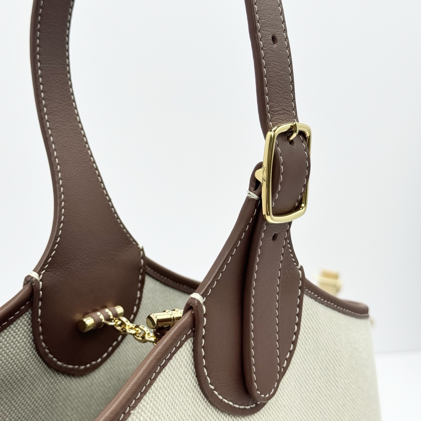 Loro Piana Bobbin Canvas Bag
