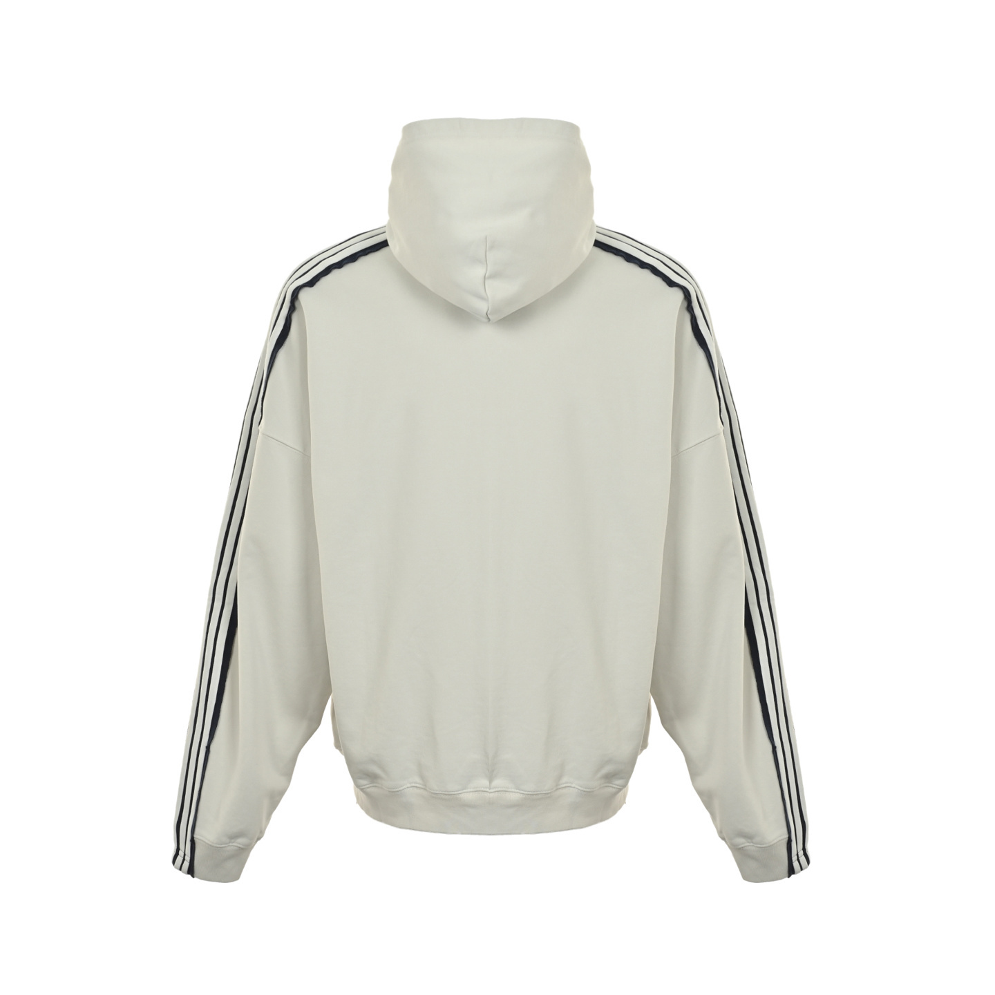 Balenciaga 25Fw paneled webbing hooded sweatshirt