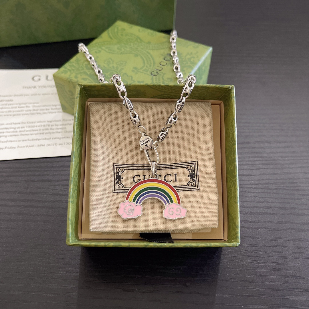 Gucci rainbow necklace