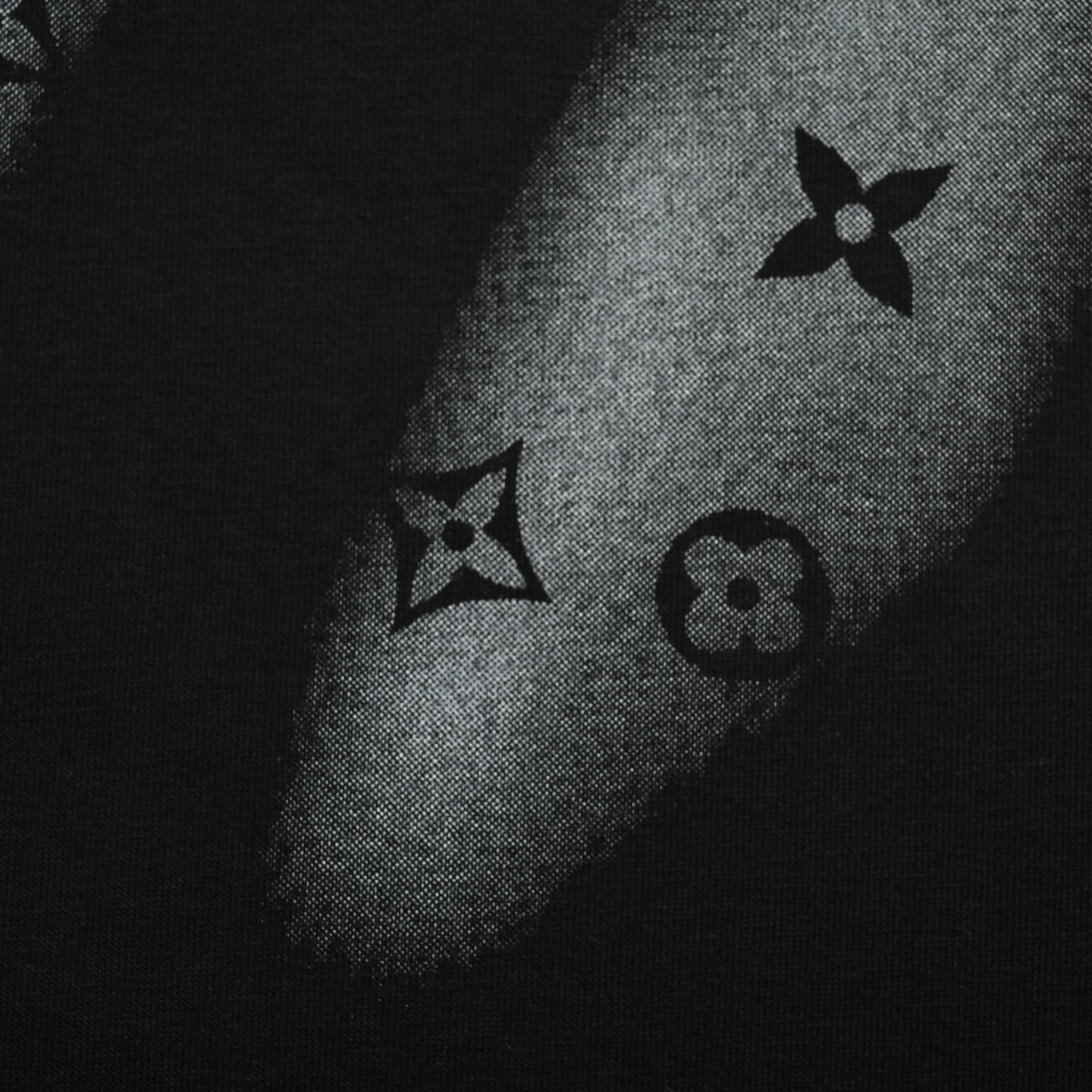 Louis Vuitton 25ss full print monogram ink rendering print short sleeve