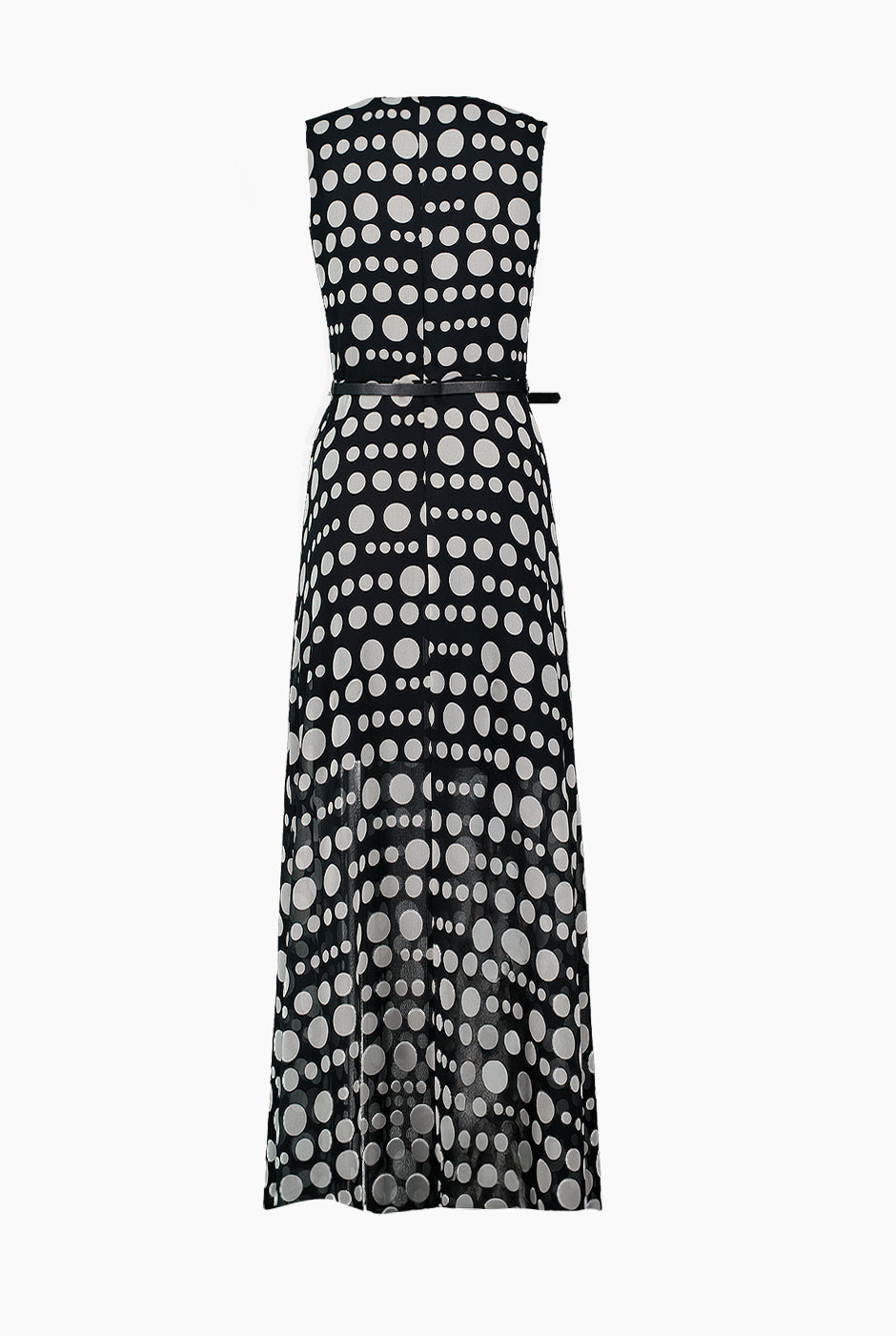Vestido sin mangas y estampado