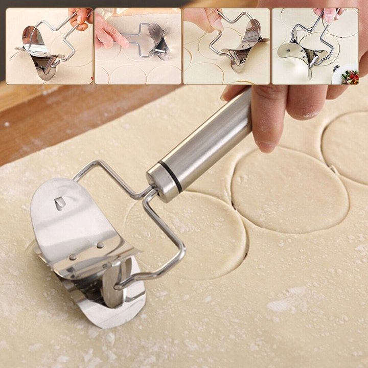 (🎇New Year Hot Sale)Stainless Steel Dumpling Mould Kit(SET OF 2PCS)-BUY 3 SETS  FREE SHIPPING