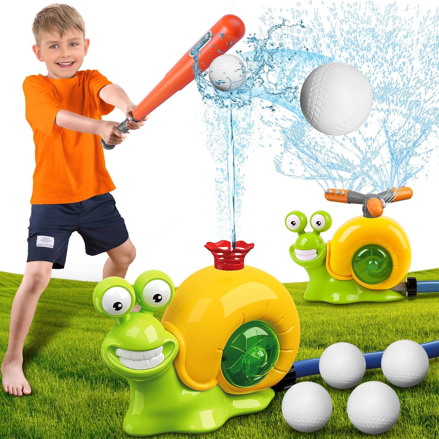 👍Last Day Promotion 60% OFF💥Snail Sprinkles Baseball Toy