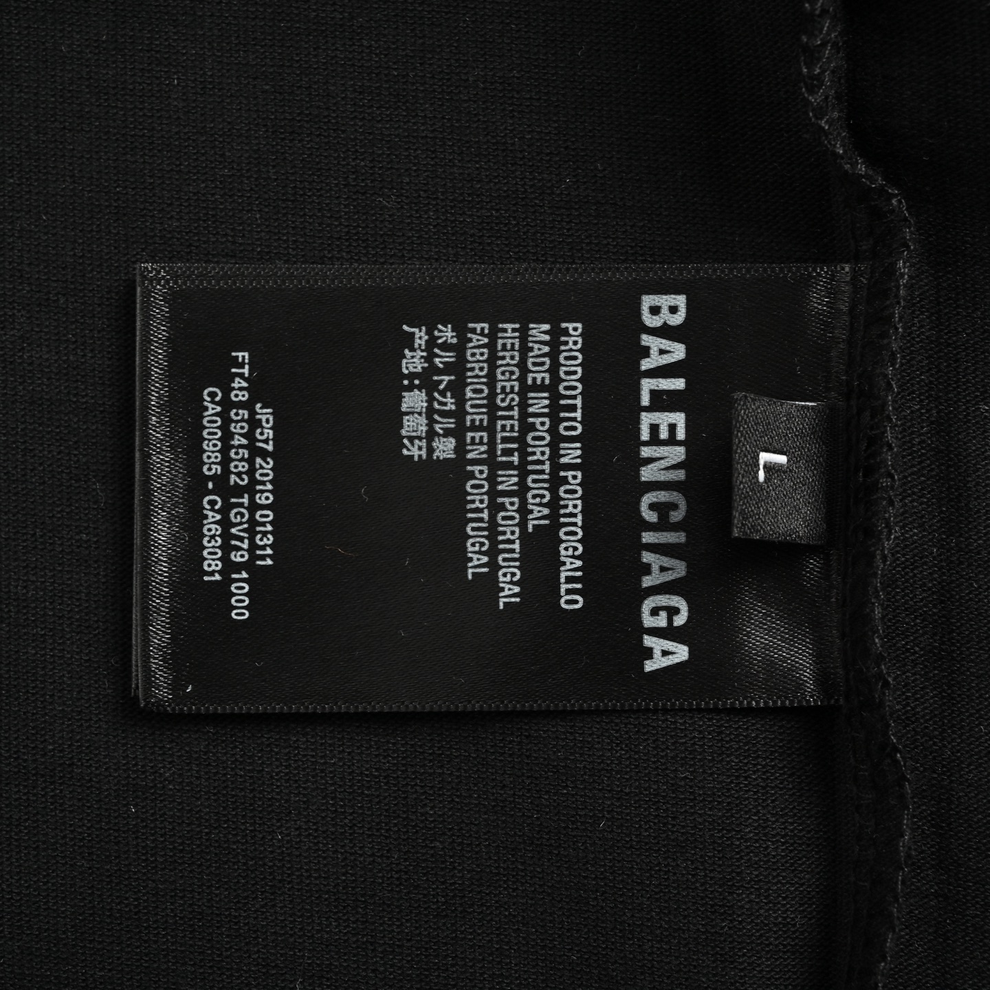 Balenciaga 25ss Lamborghini co-branded printed short sleeves