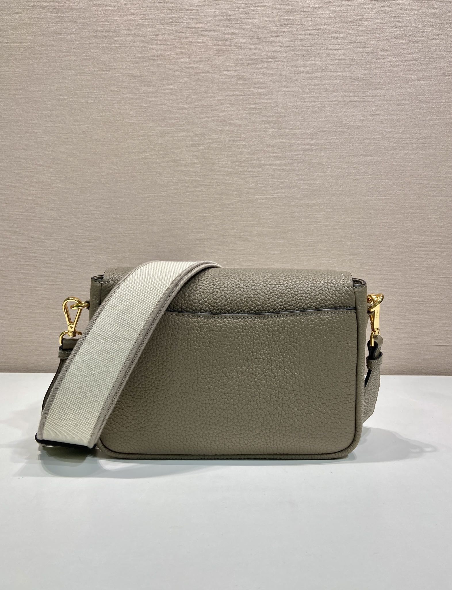 Prada Embroidered Strap Shoulder Bag 1BD314