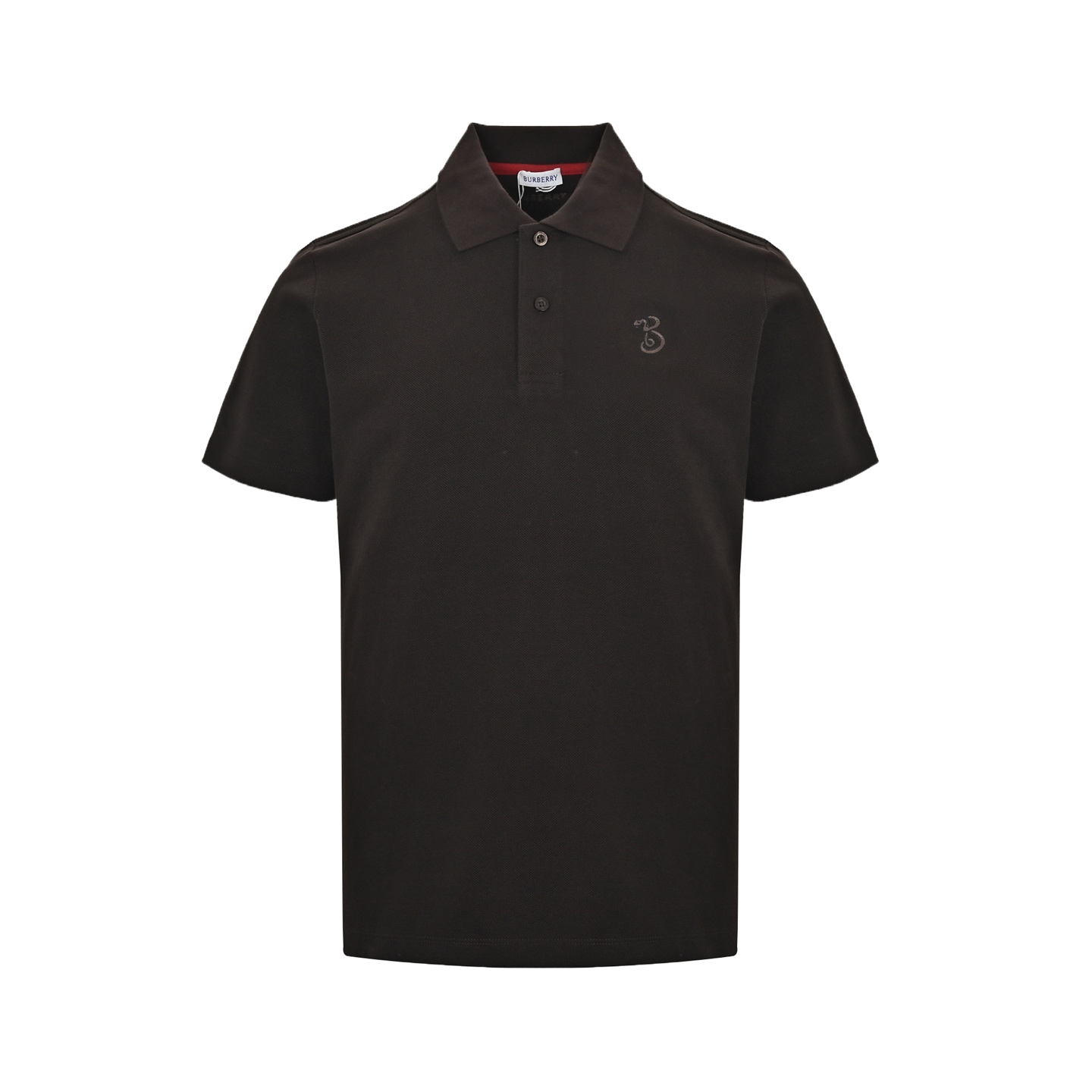 Burberry 25ss shield embroidered Polo short sleeve