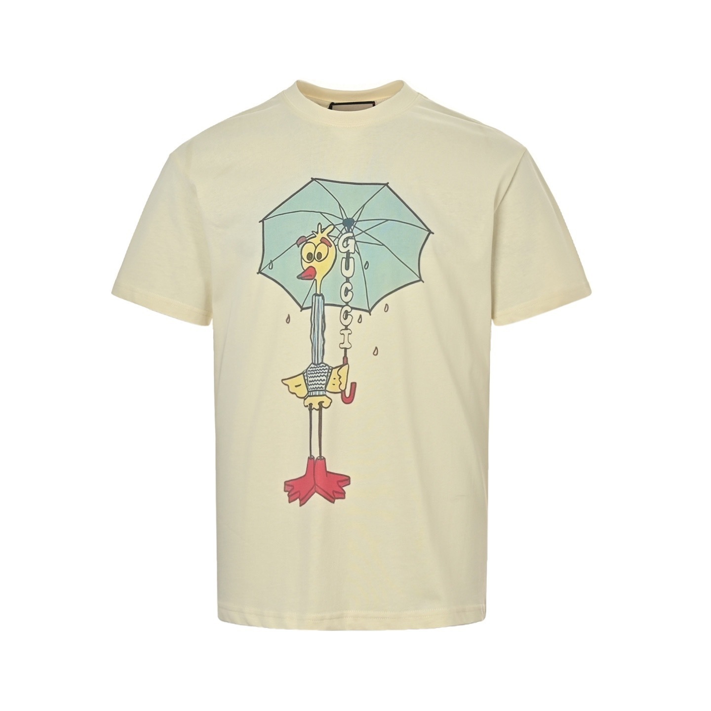Gucci 25ss fun cartoon series printed short sleeves
