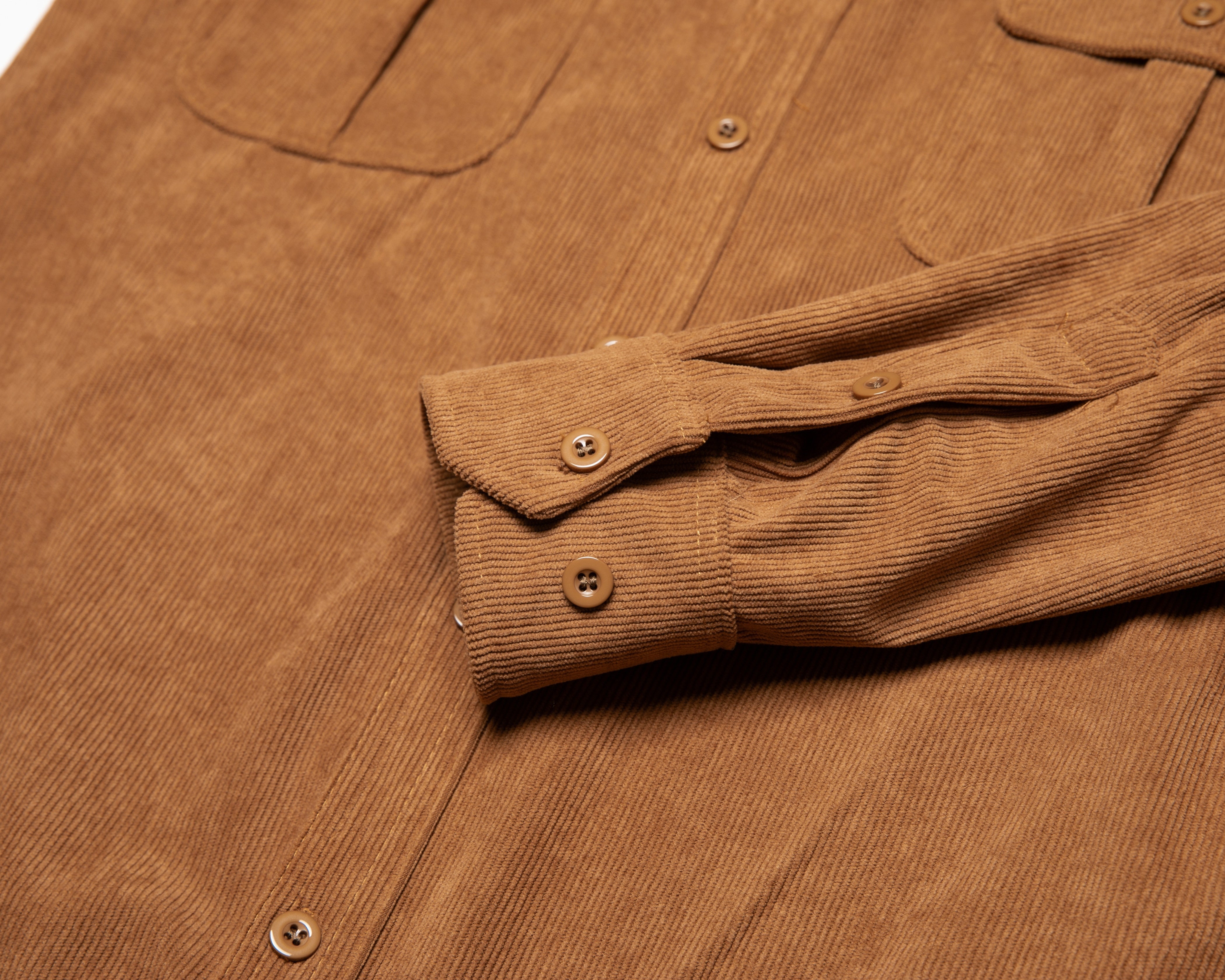 Men's Corduroy Button-up Shirt