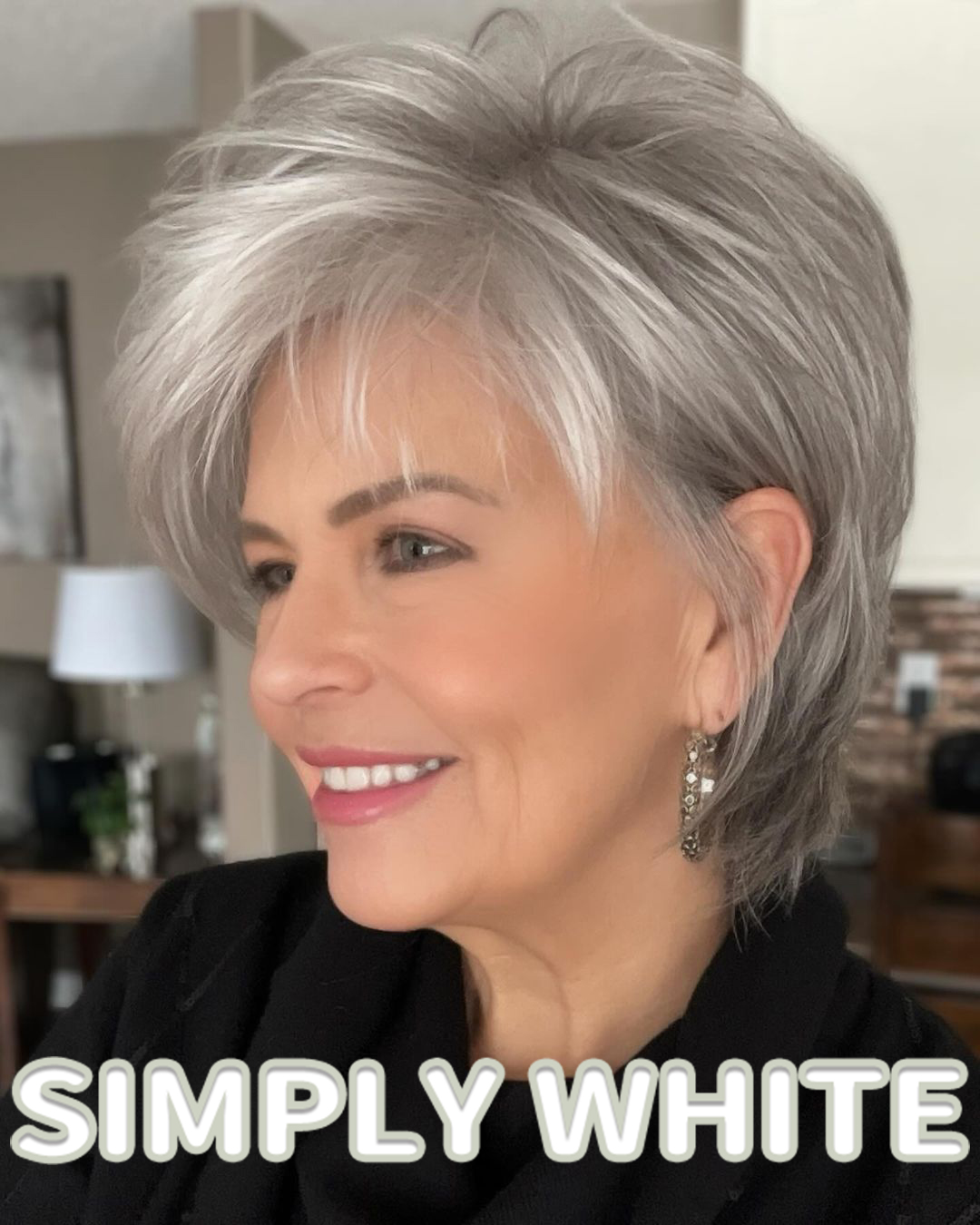Short Layered Wig With a Chic Cut