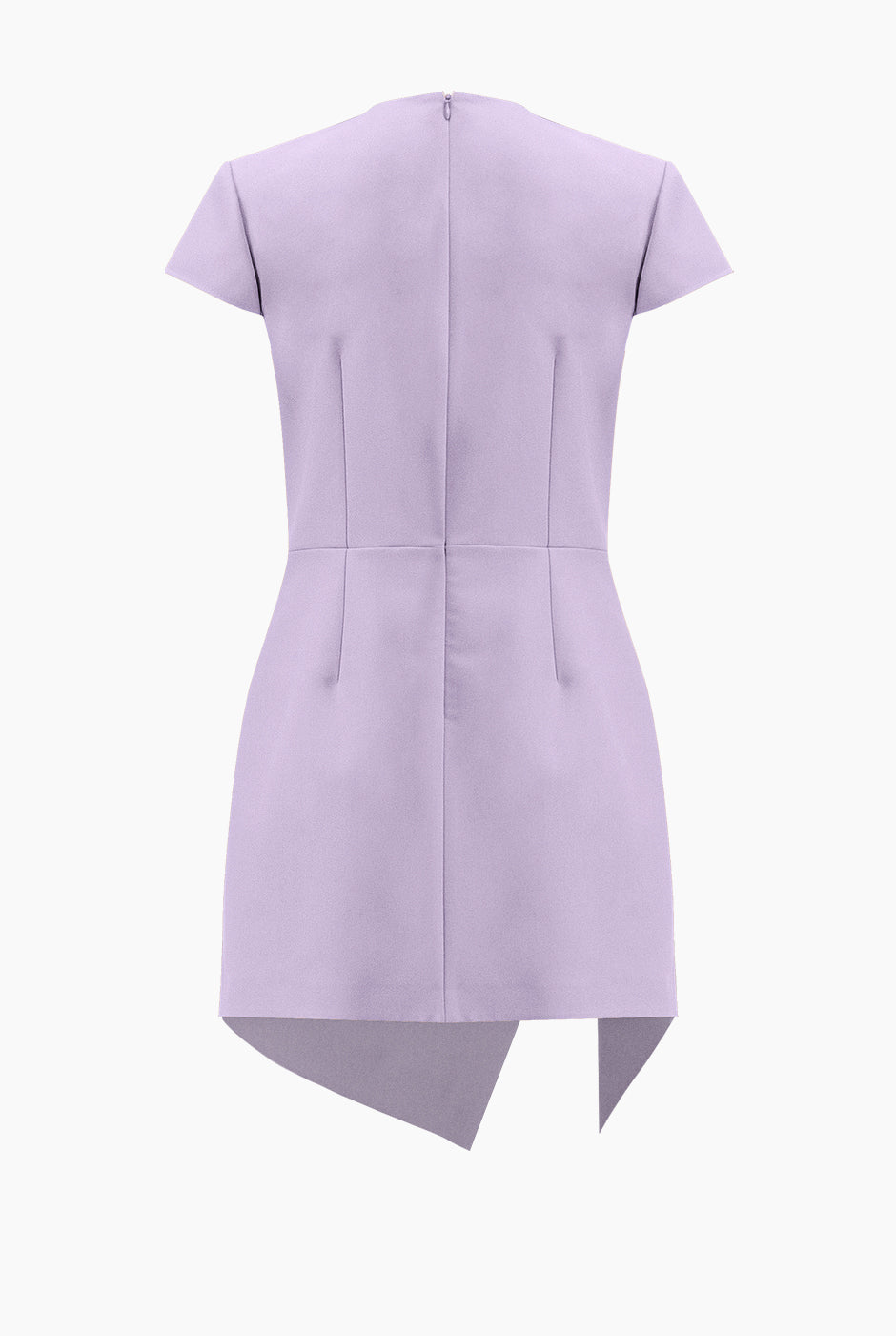 Vestido lila de manga corta