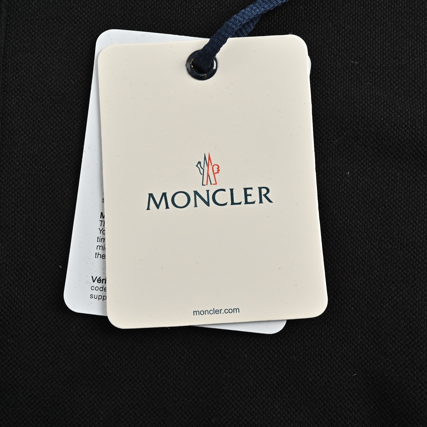 Moncler 25ss chest embroidered logo polo short sleeve