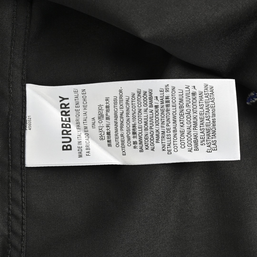 Burberry 24Fw corded warhorse embroidered shirt