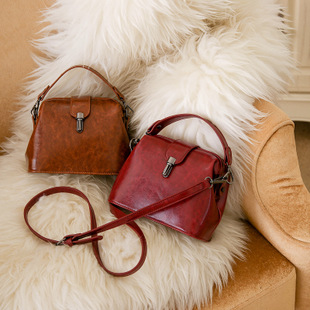 Vintage Oil Wax Leather Handbag
