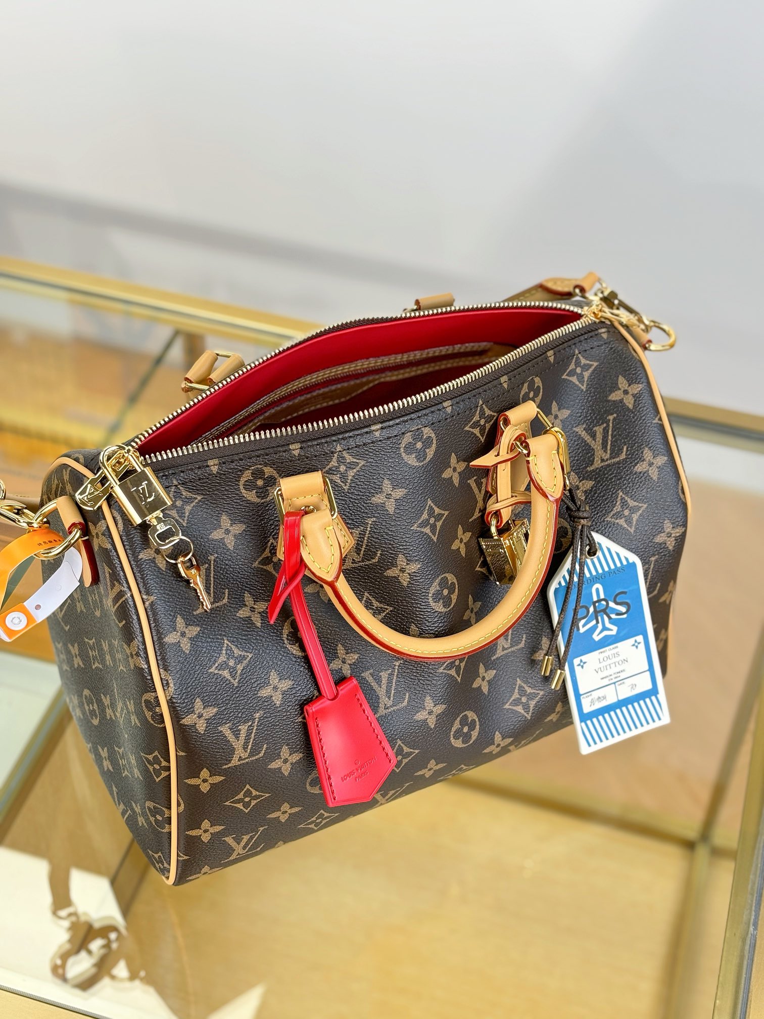 Louis Vuitton SPEEDY SOFT 30 DARK Handbag M11945