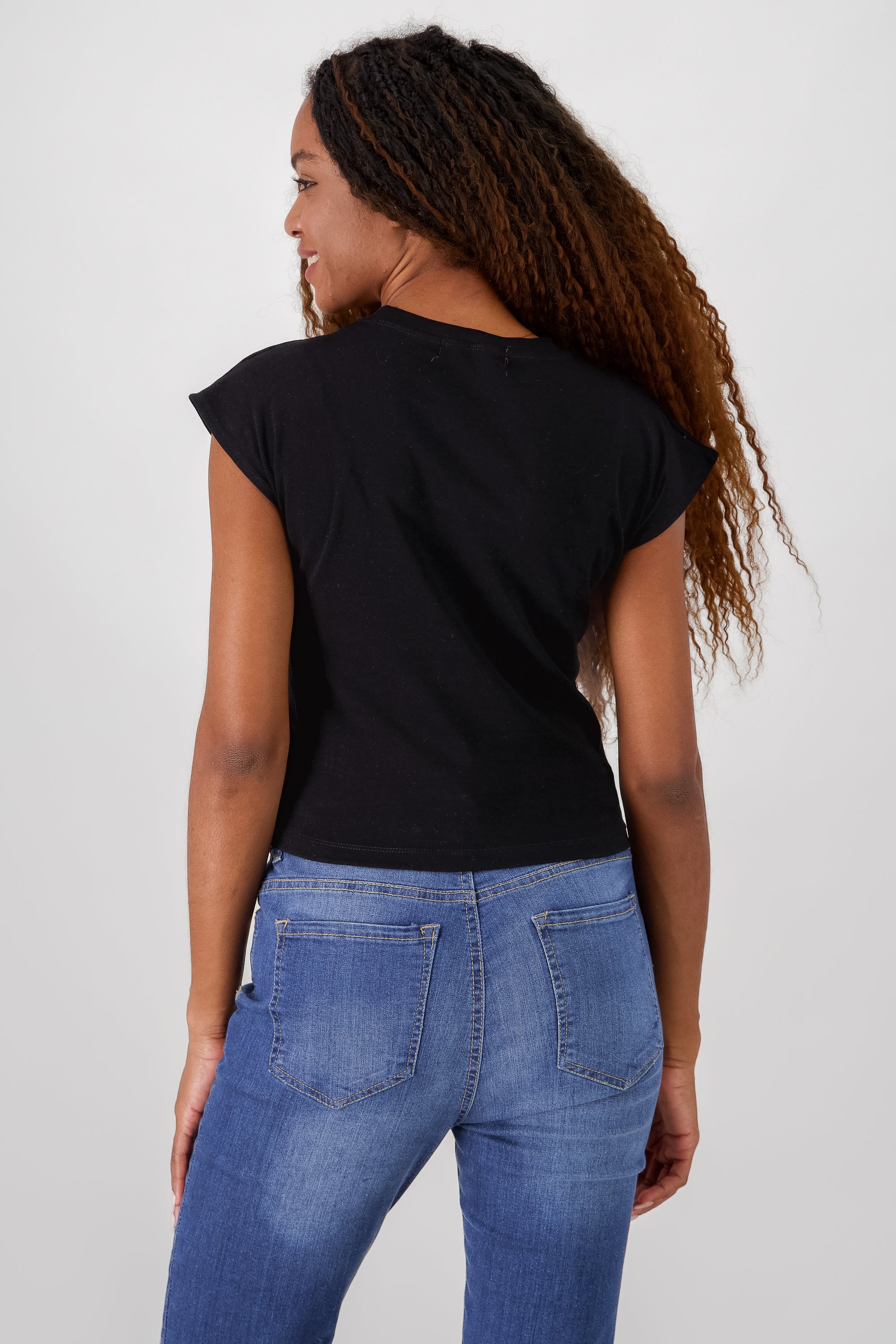 Detail Bow Top Crop