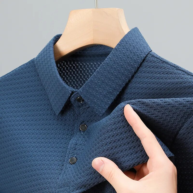 Govani Premium Waffle Polo Shirt