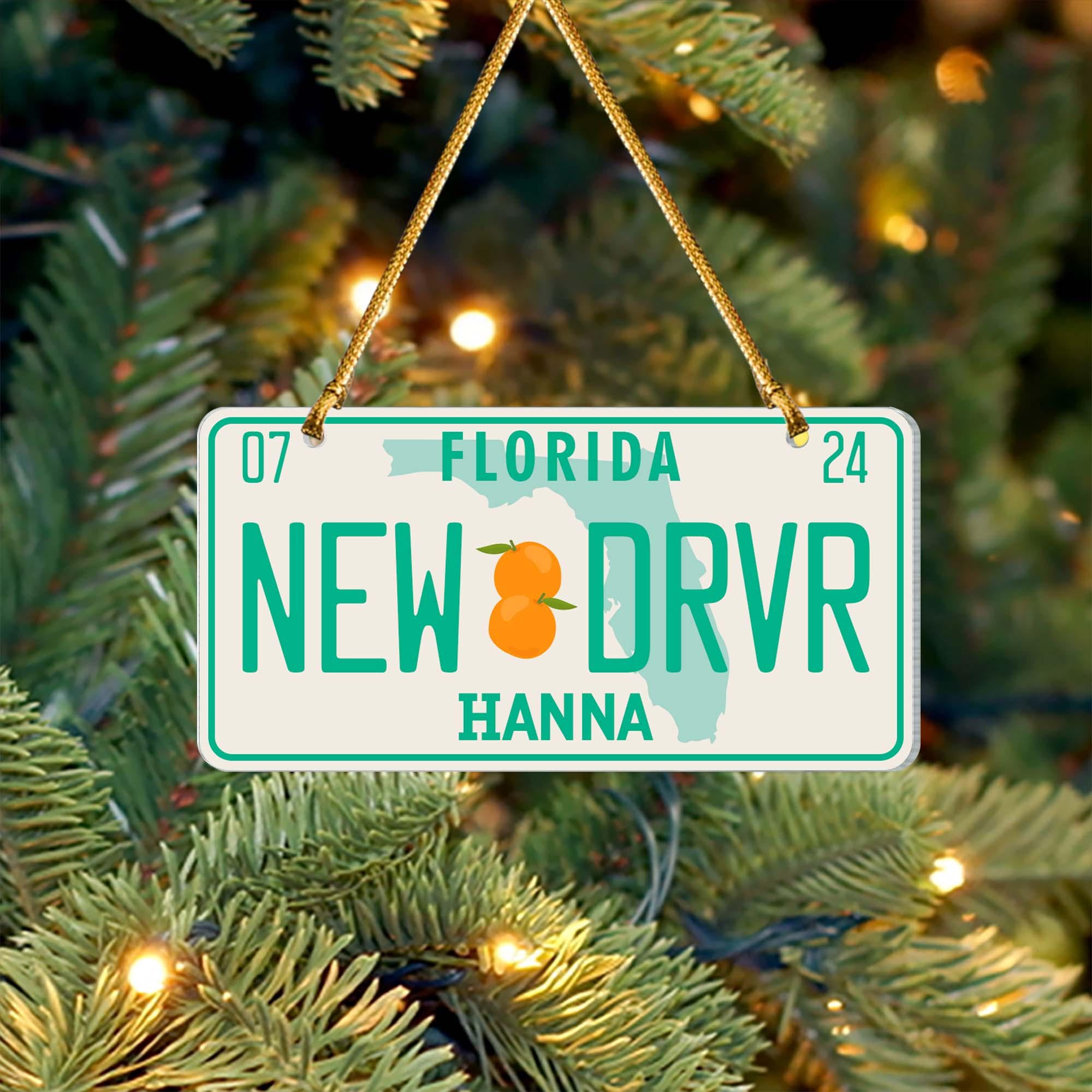 Personalized New Driver Ornament 2024