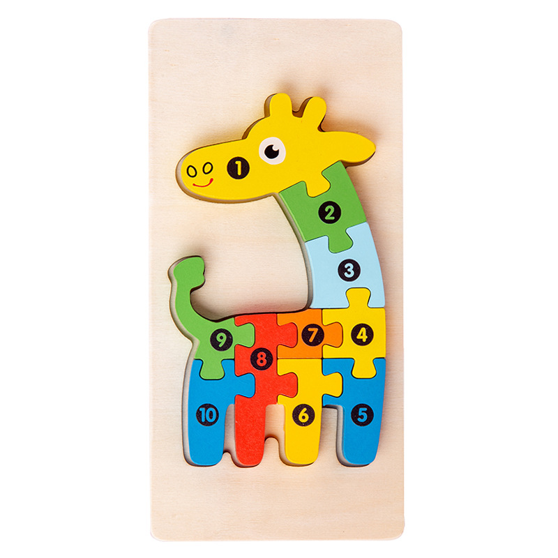 (🔥NEW YEAR HOT SALES 50% OFF)Three-dimensional wooden puzzle for children-BUY 2 GET 10% OFF