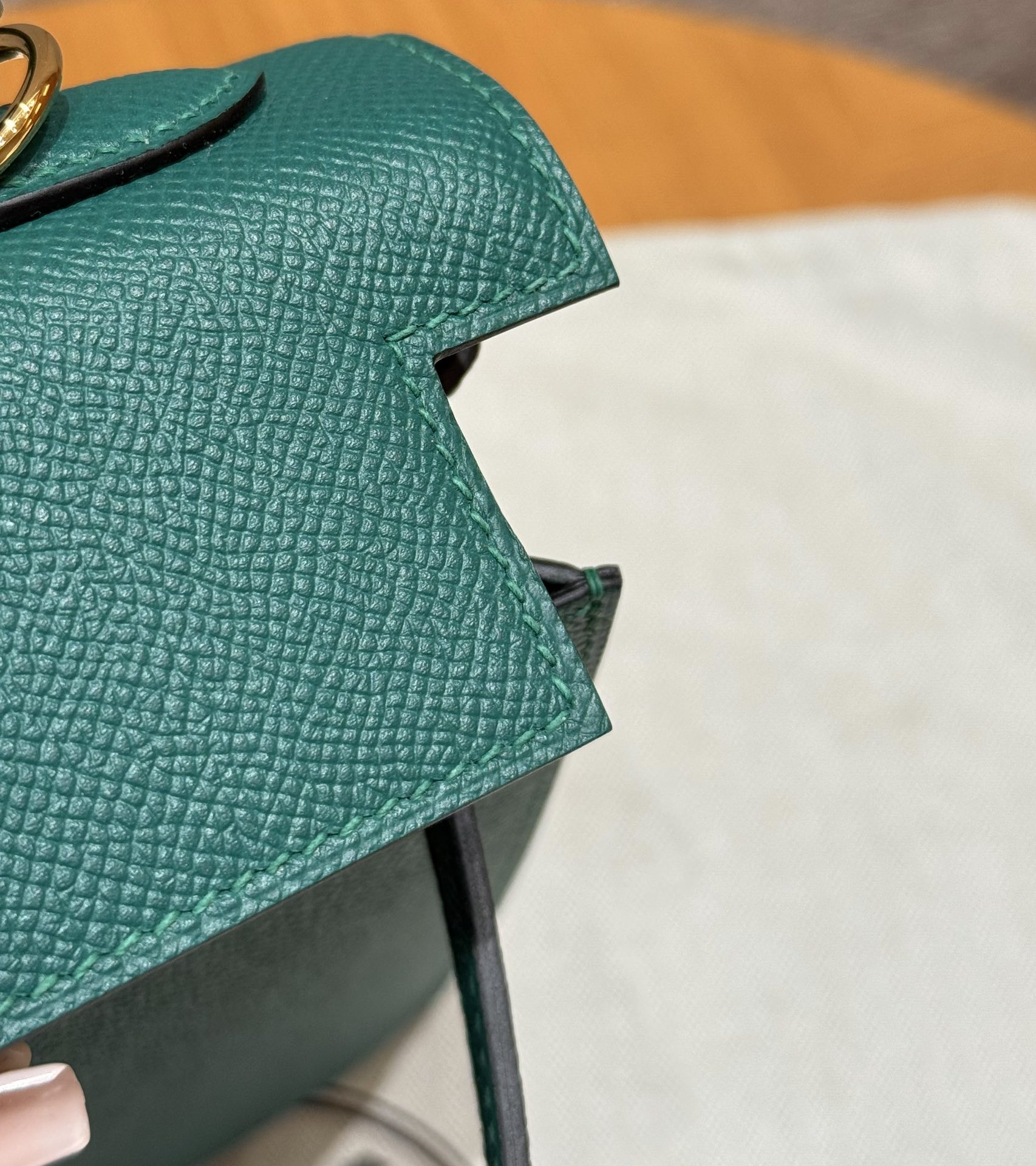 Hermès Kelly z6Makachite Handbag (Handmade to Order)