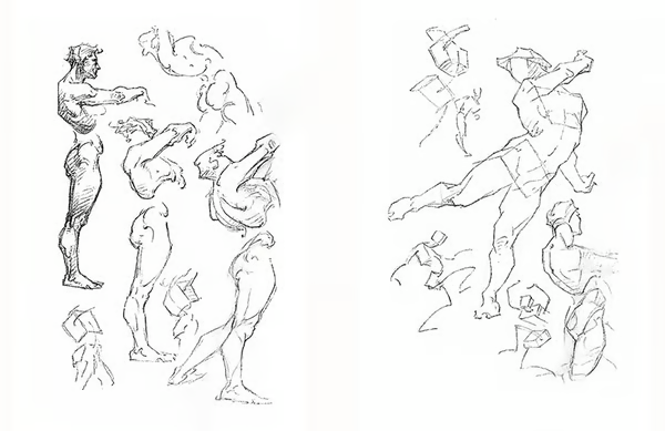 🎨Character Drawing Secrets+Character Drawing: The Dot Method Set | Korean with English(📚HARDCOVER BOOK)