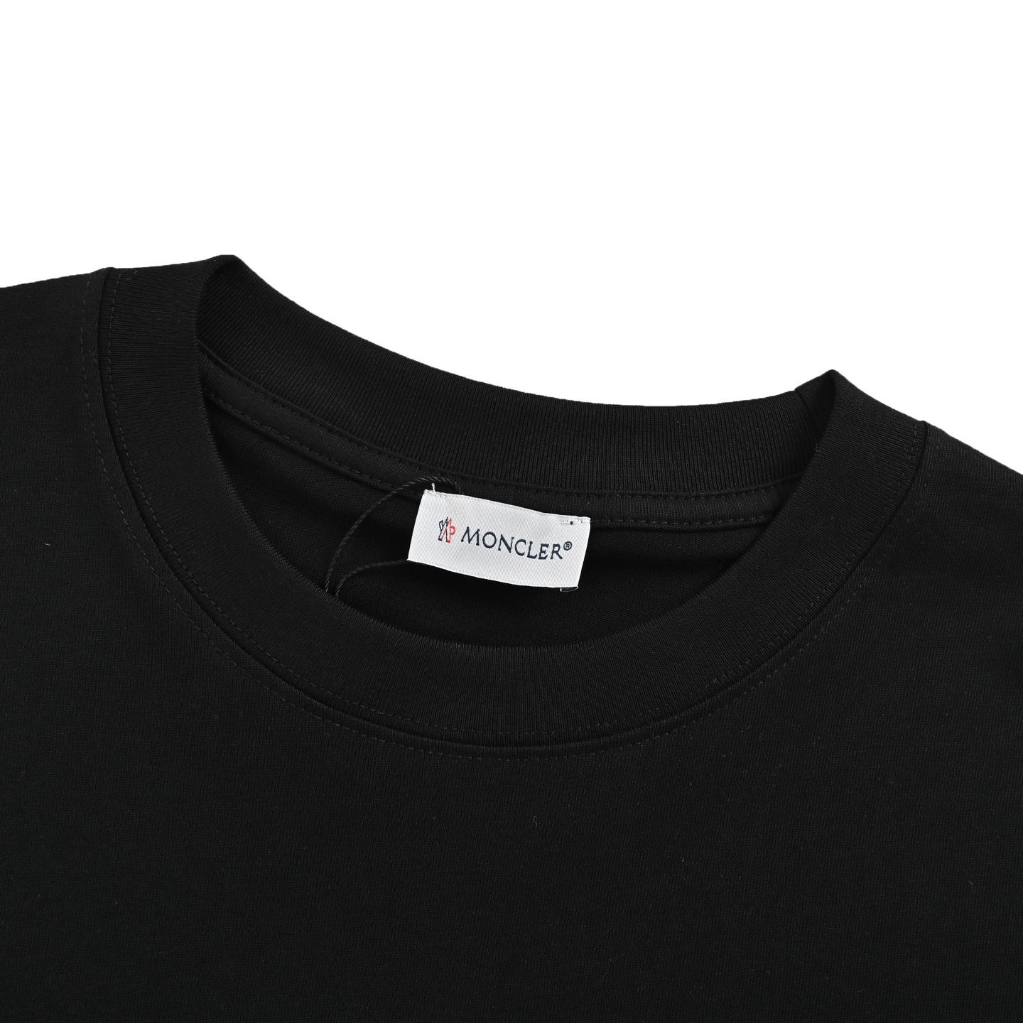 Moncler 25ss flocked logo laser printed short sleeves