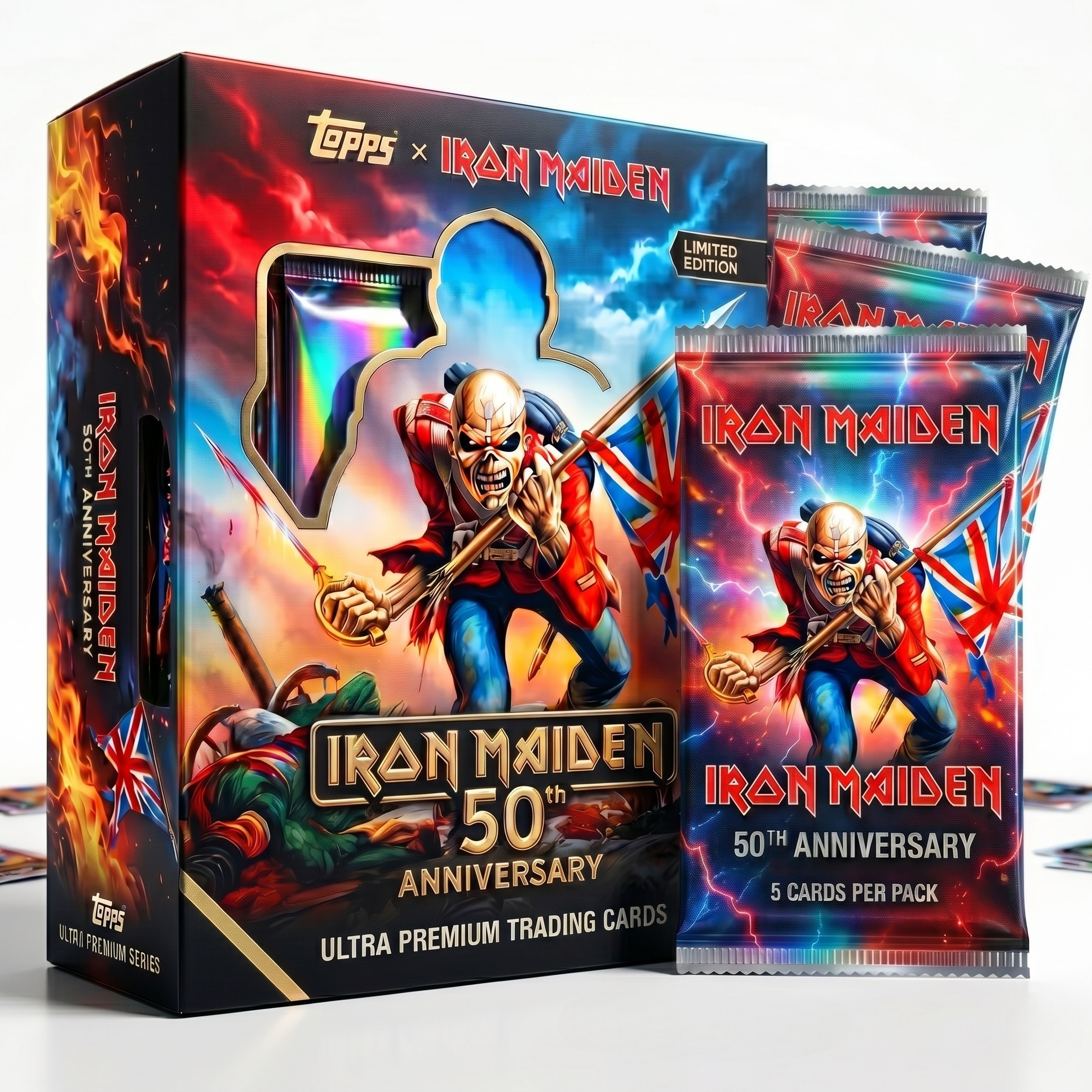 🎸 Iron Maiden 50th: Ultra Legacy Trading Cards – Eternal Eddie