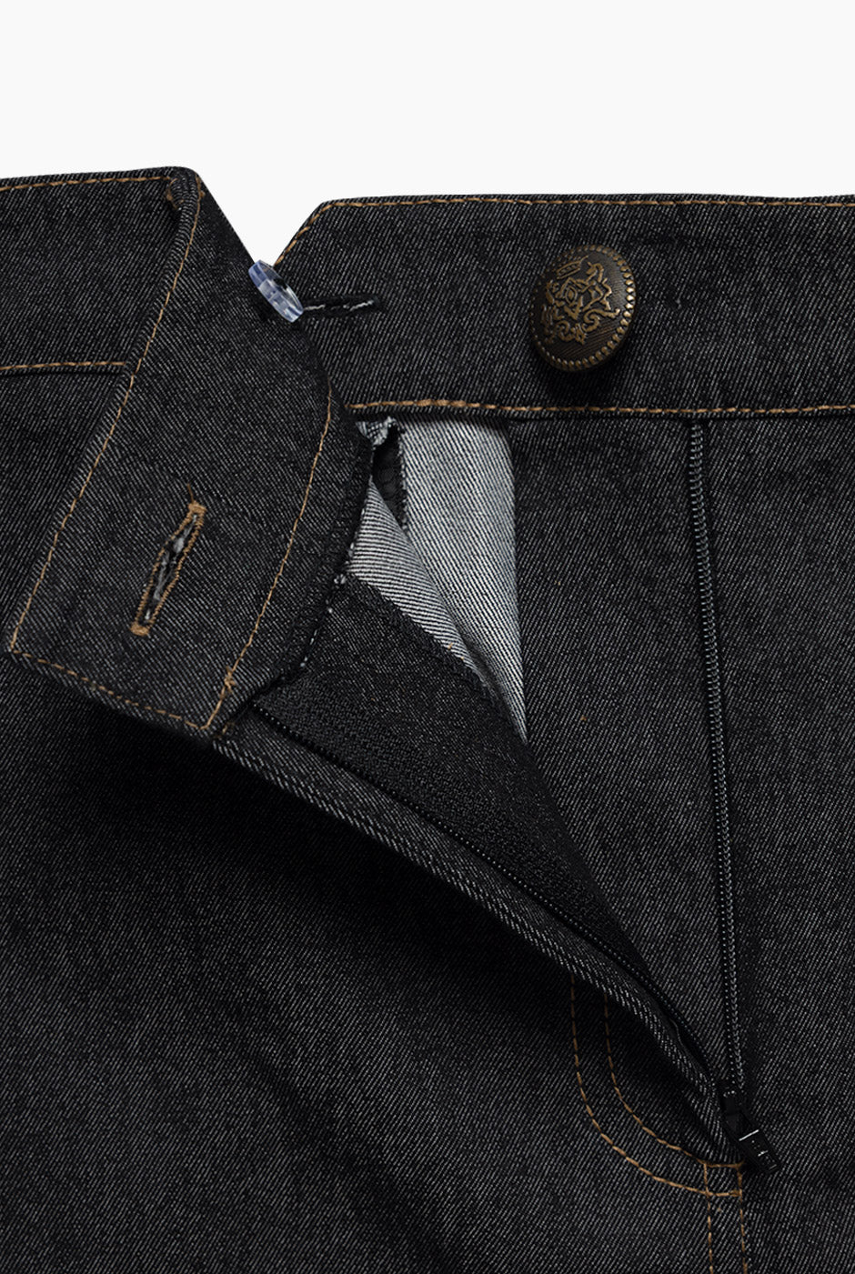Pantalon de pierna amplia negro