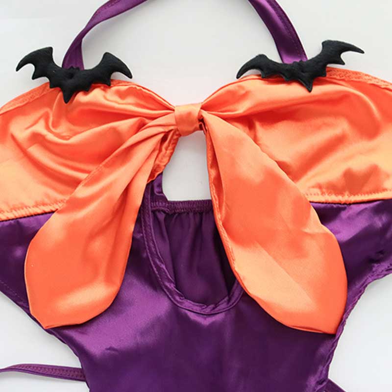 Sexy Bow Color Block Jumpsuits Lingerie