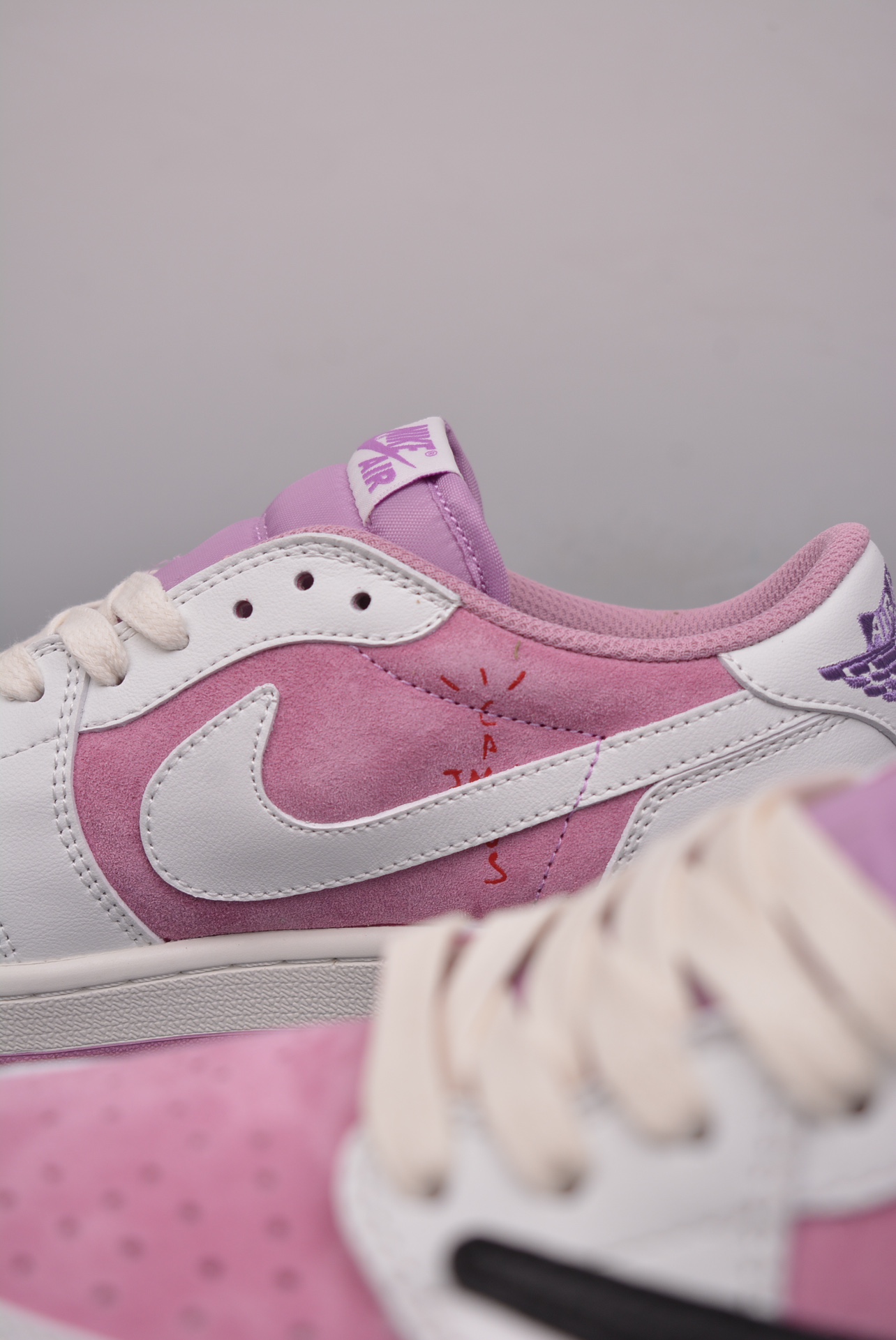 Travis Scott X Air Jordan 1 Low OG SP Shy Pink Black CQ4277-119