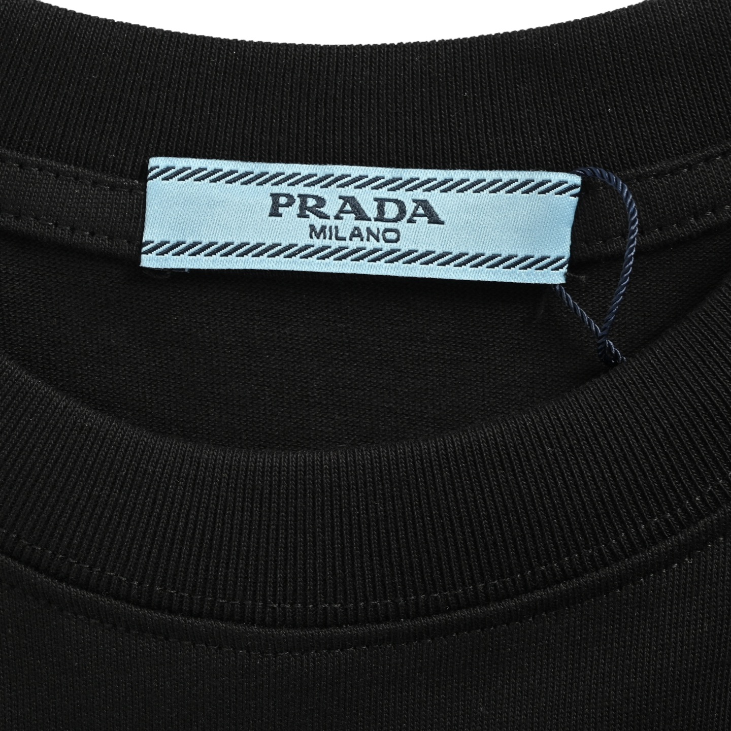 Prada 25ss patch triangle logo short sleeve