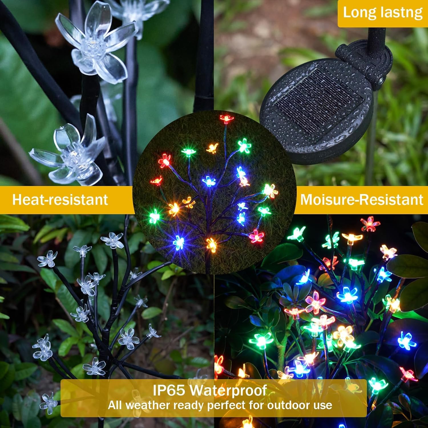 Solar Flowers Lights Garden Decor (Flash Sale - 60% Off)