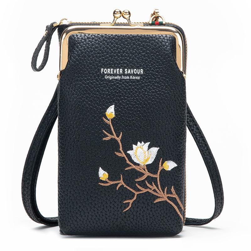🔥Last Day 50% OFF🔥2025 Women's Versatile Embroidered Mobile Phone Bag