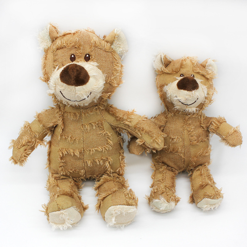 (🔥Last Day Promotion-SAVE 50% OFF)🐶2023 New Indestructible Squeaky Plush Bear Toy for Heavy Chewers-🔥BUY 2 GET 10% OFF & FREE SHIPPING