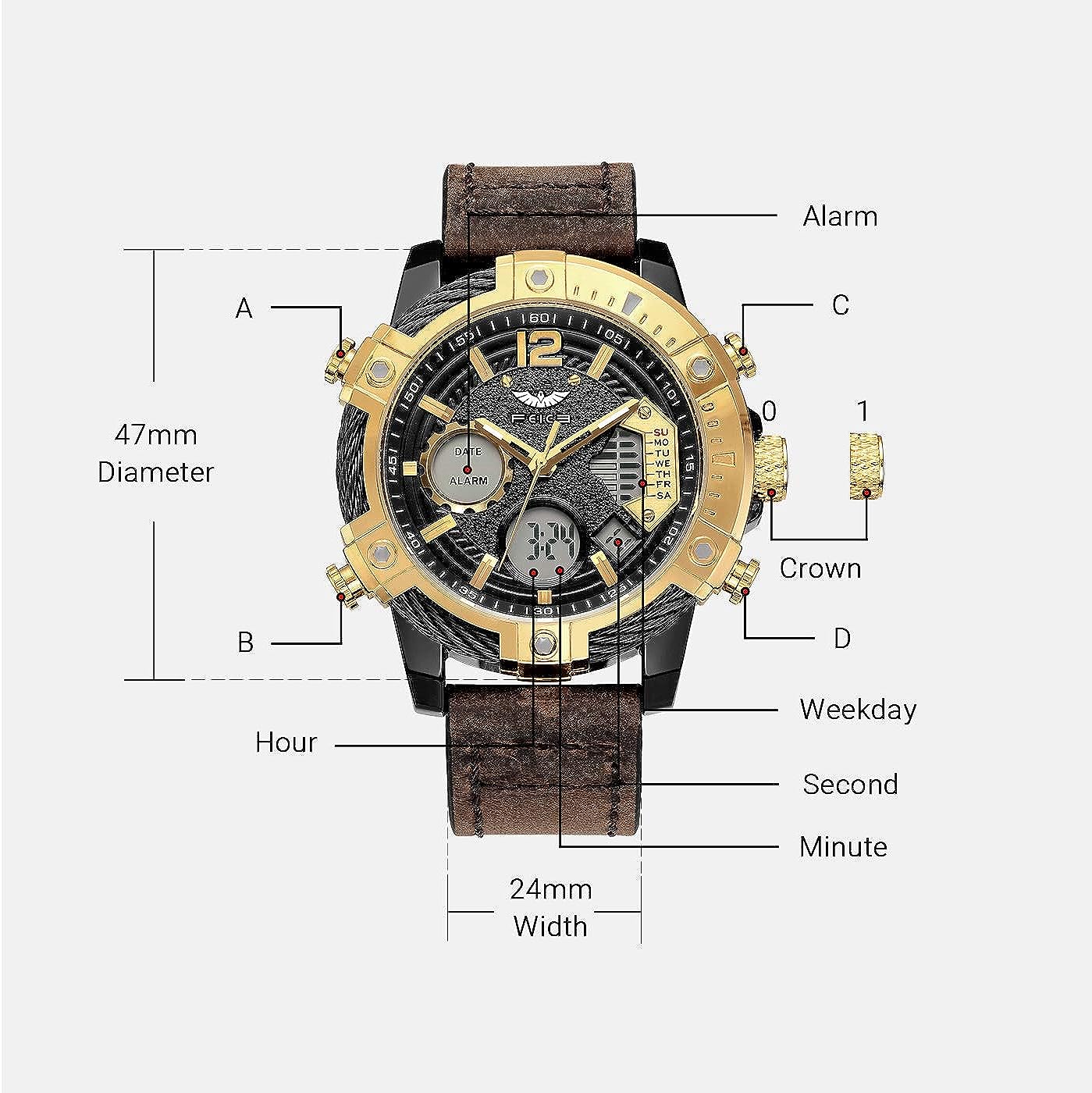 FK038 Luminescent Sports Watch FEICE Quartz Waterproof