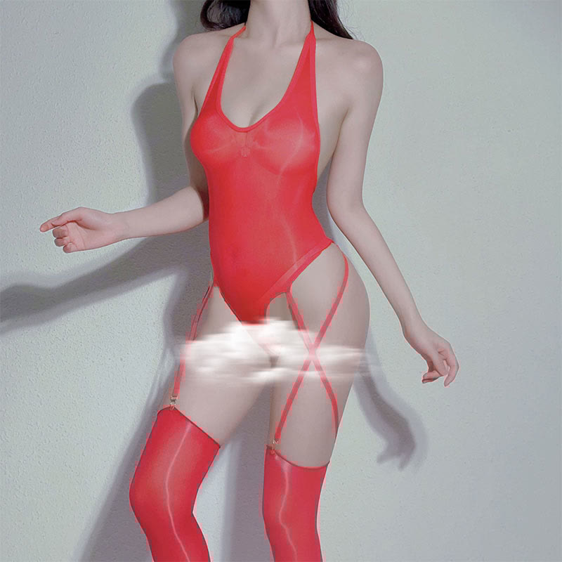 Sexy See-through Slip Jumpsuit Lingerie